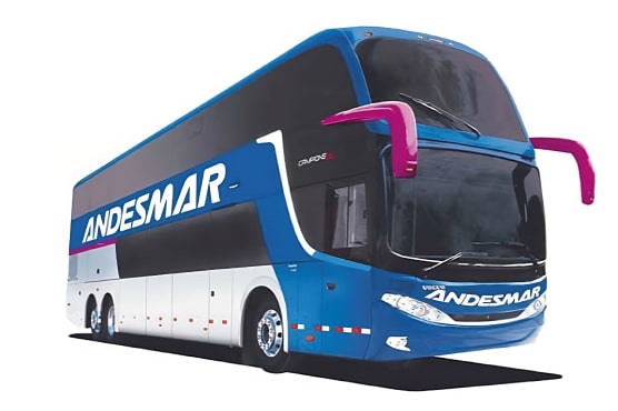 Empresa de micros Andesmar viajando a Mendoza